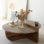 Hanah Home Podium Wood - Walnut Juego de mesa de centro